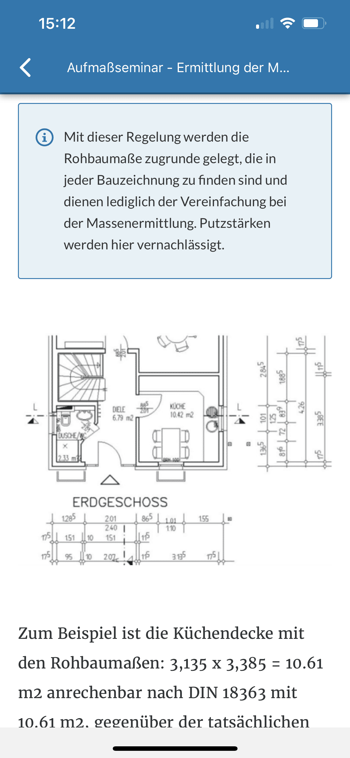 App Screenshot - Fortschritt